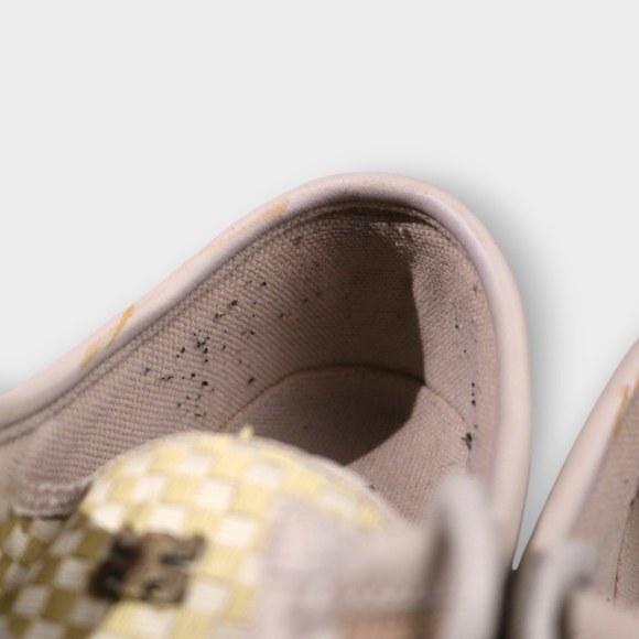 RARE IPATH Shoes Mens 13 YELLOW Skate Woven Upper Rubber Chukka Checkered Catkin - Picture 5 of 13